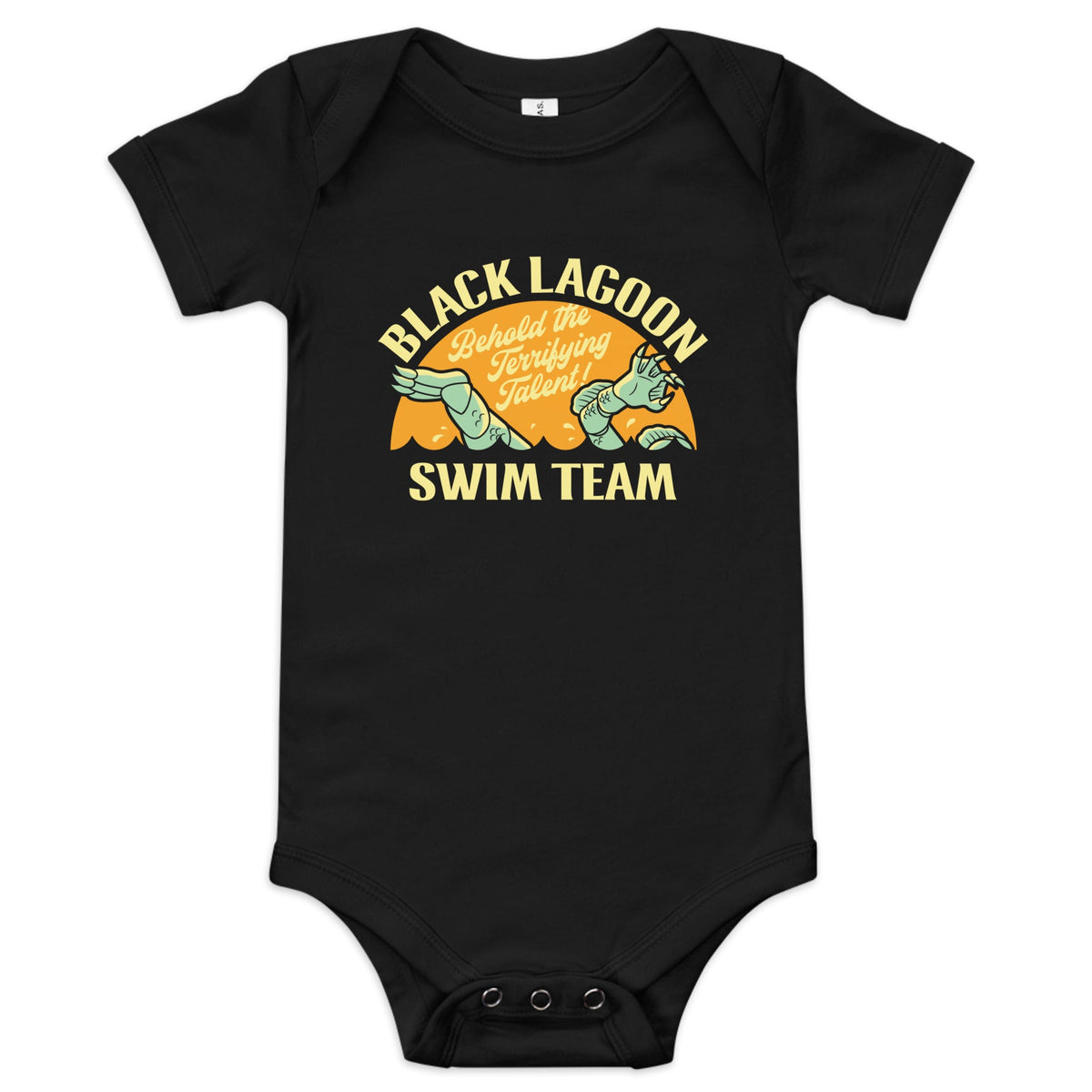 Black Lagoon Swim Team Kid's Onesie