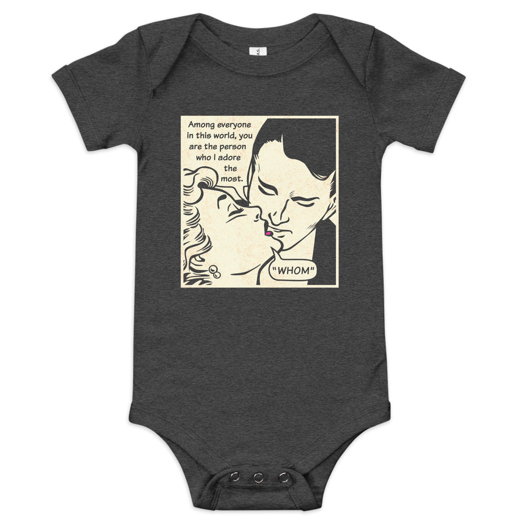 Whom I Adore The Most Kid's Onesie