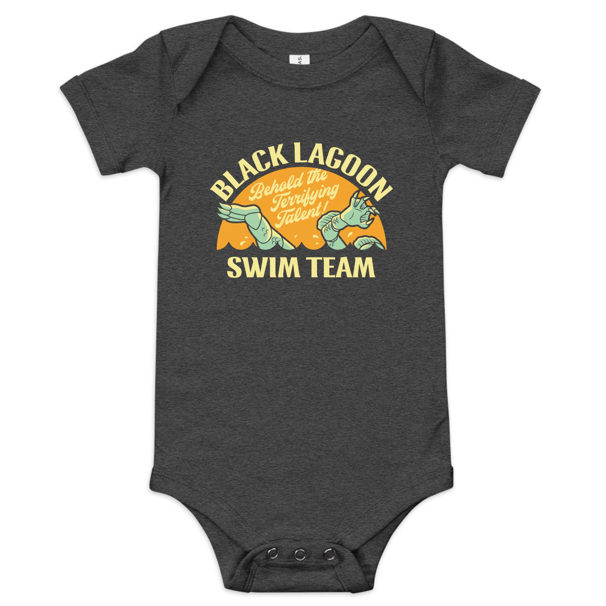 Black Lagoon Swim Team Kid's Onesie