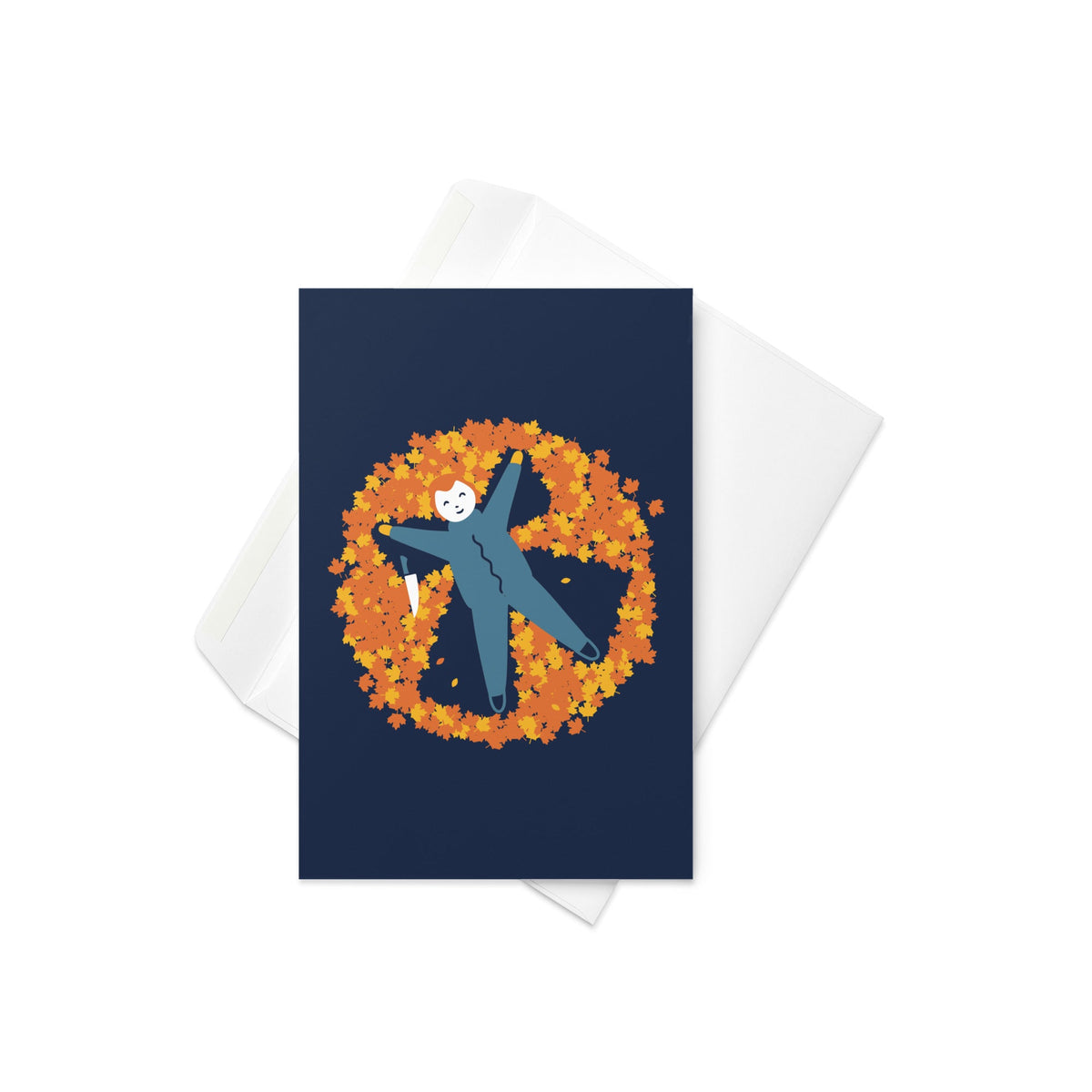 Autumn Angel Greeting Card