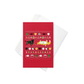 Ugly Cat Sweater Greeting Card product image 1