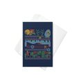 Bat Christmas Sweater Greeting Card