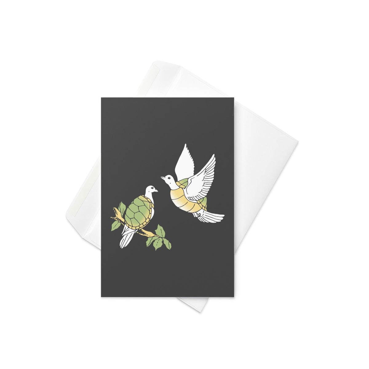 Two Turtle Doves Greeting Card