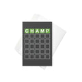 Champ Greeting Card