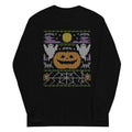 Ugly Halloween Sweater Unisex Long Sleeve Tee product image 1