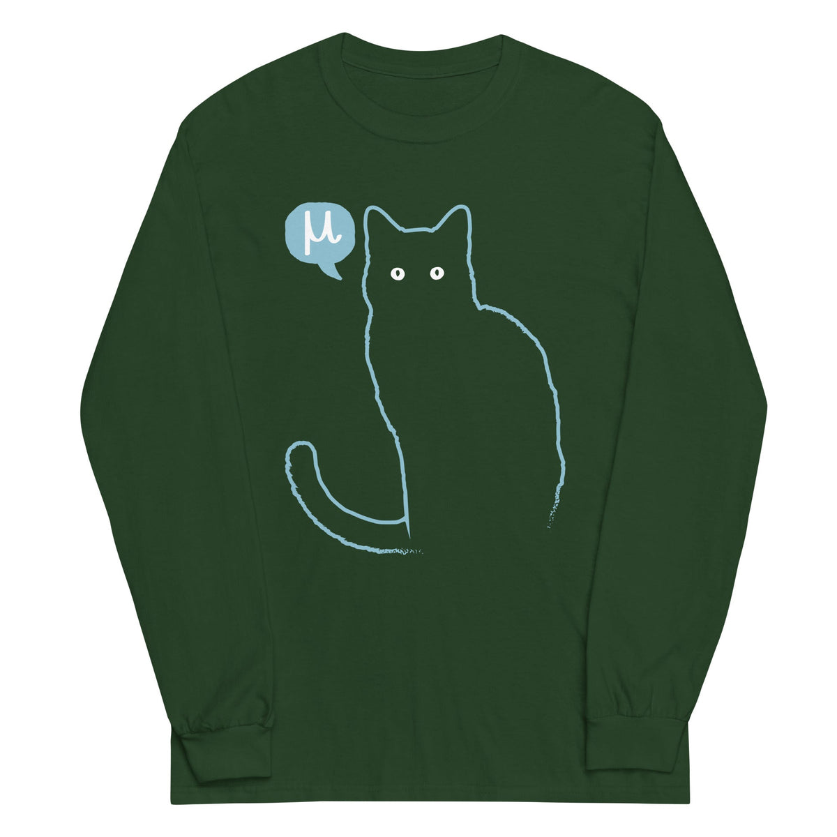 Mu Cat Unisex Long Sleeve Tee product image 4
