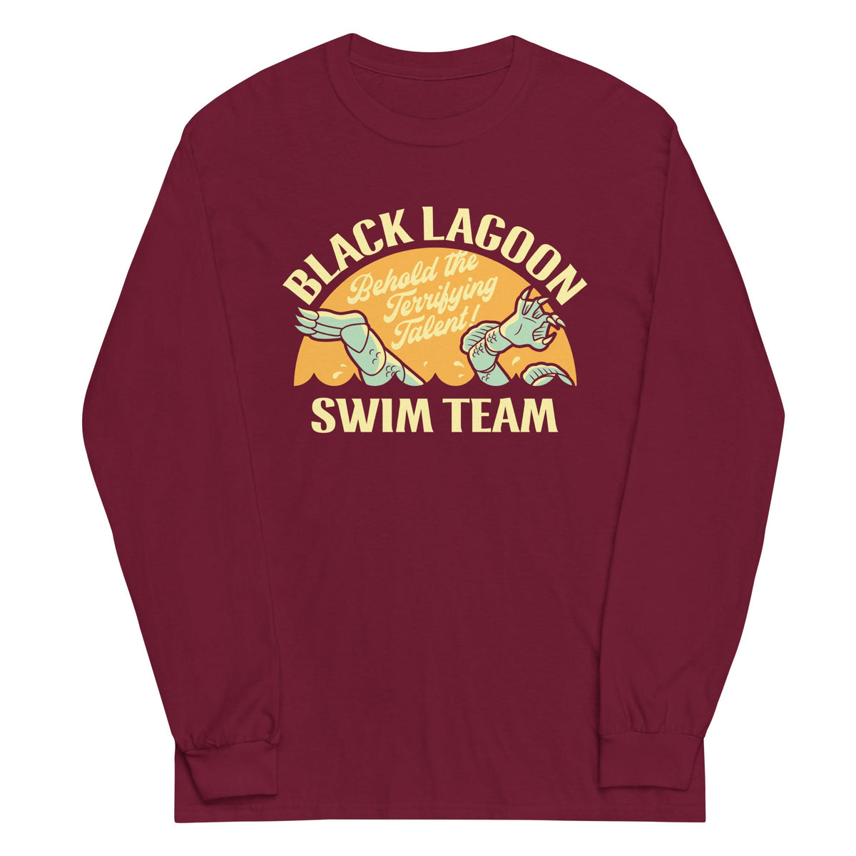 Black Lagoon Swim Team Unisex Long Sleeve Tee product image 3