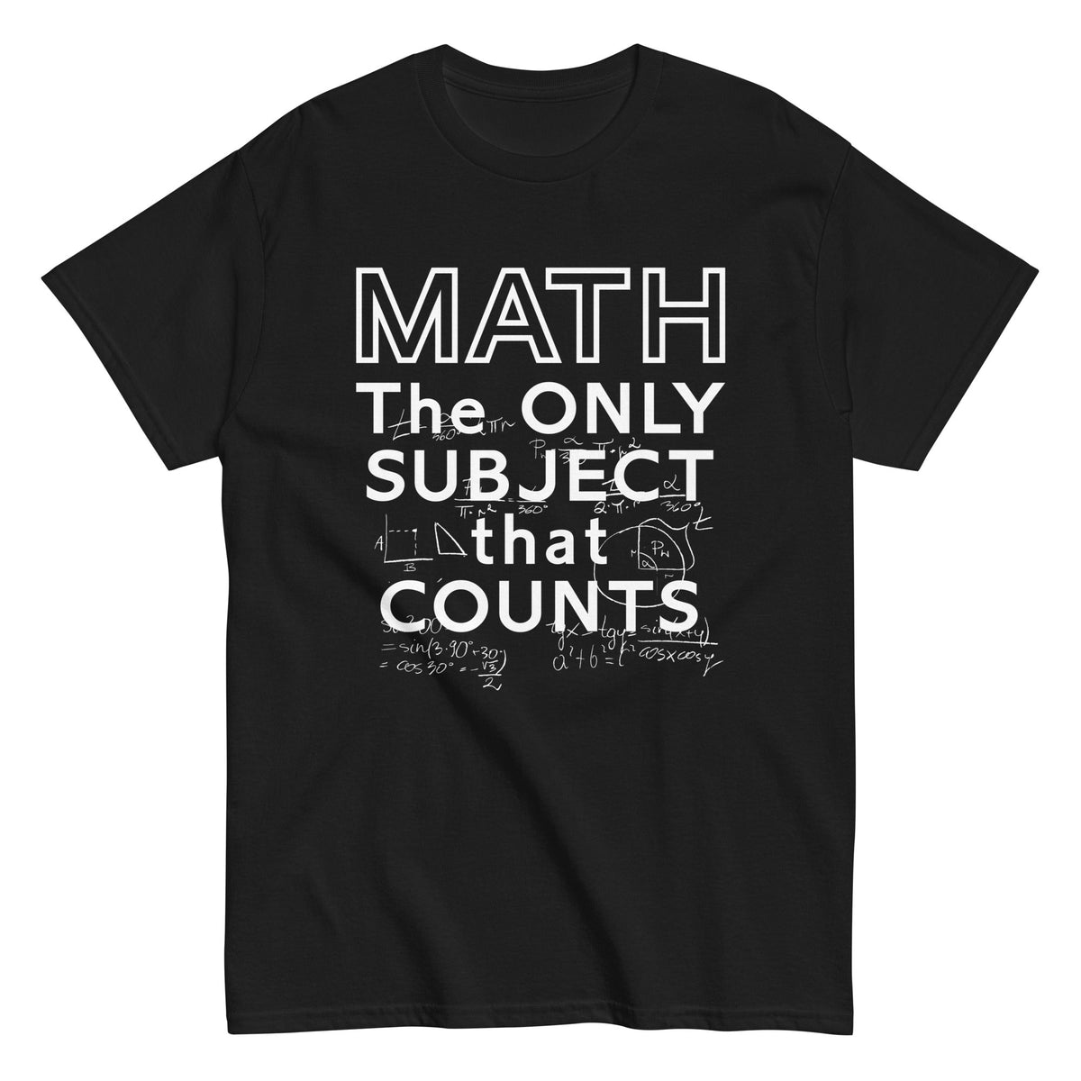 Math The Only Subject That Counts Men's Classic Tee product image 2