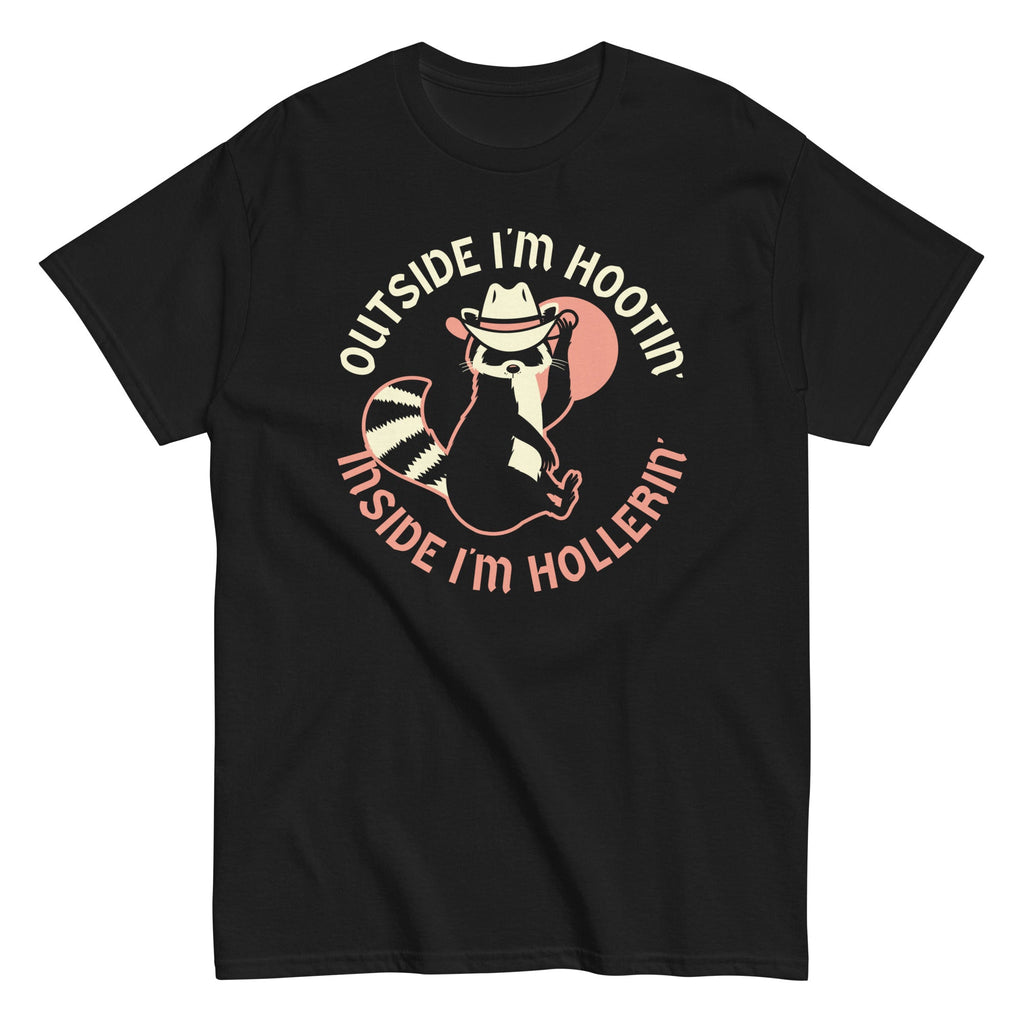 Outside I'm Hootin' Inside I'm Hollerin' Men's Classic Tee product image 1