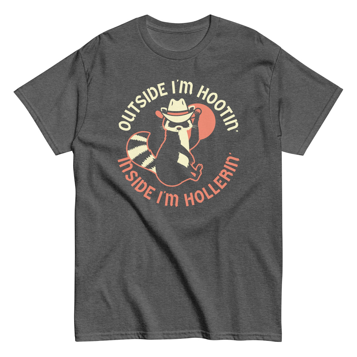 Outside I'm Hootin' Inside I'm Hollerin' Men's Classic Tee product image 4