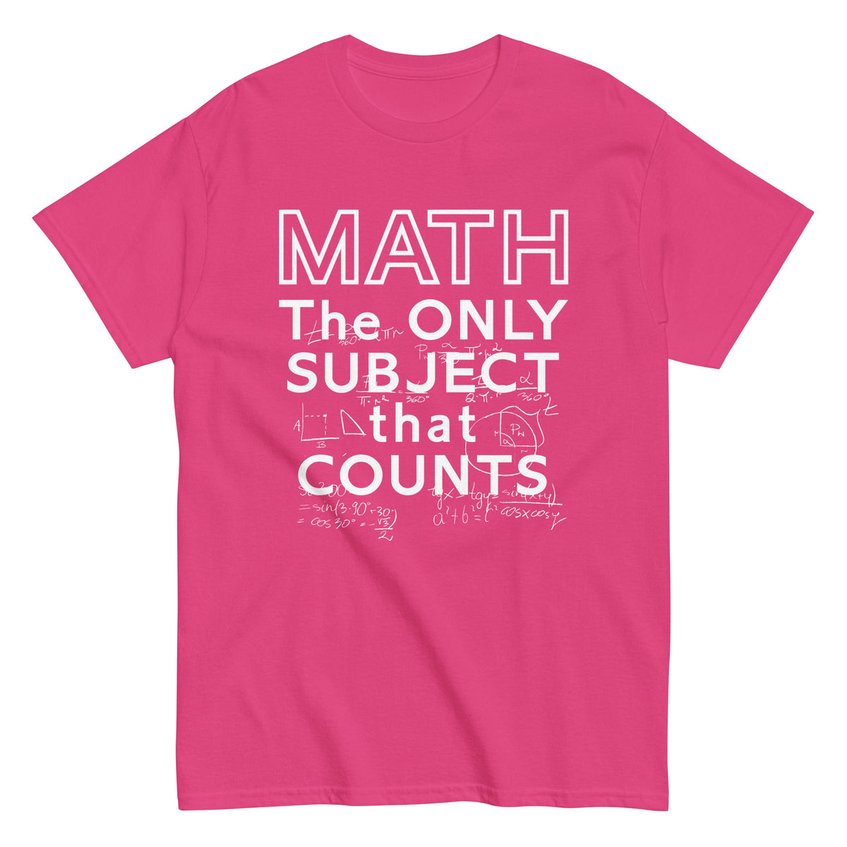 Math The Only Subject That Counts Men's Classic Tee product image 4