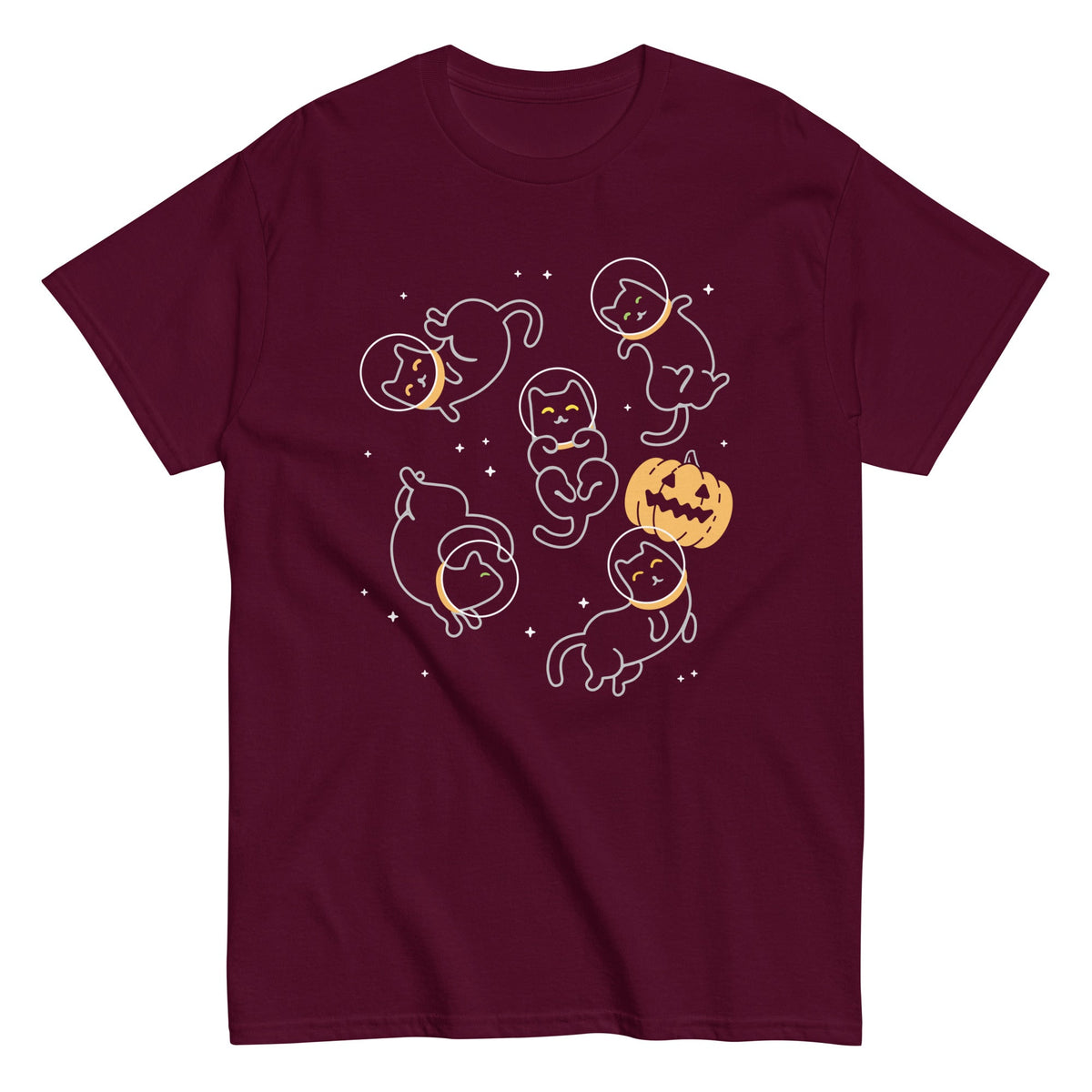 Cat Halloween In Space Men's Classic Tee product image 4