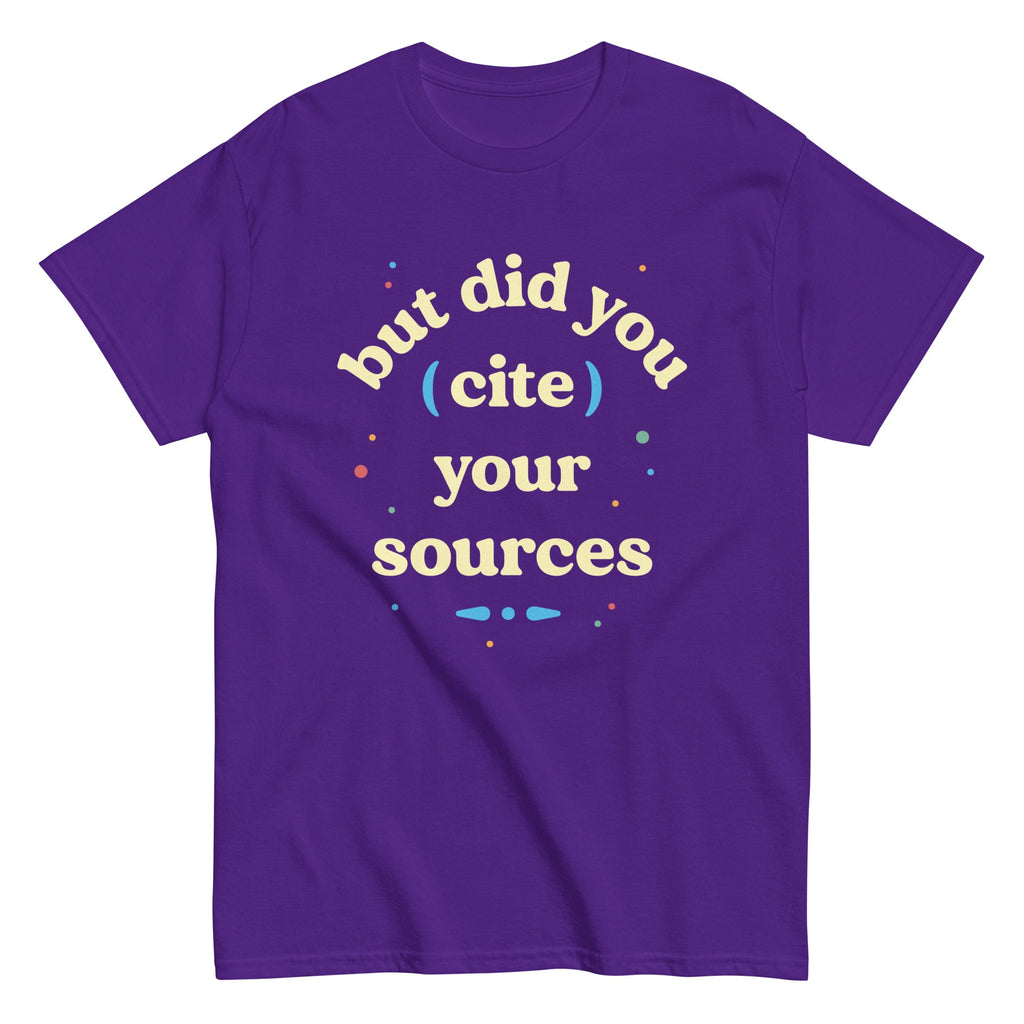 But Did You Cite Your Sources Men's Classic Tee product image 4