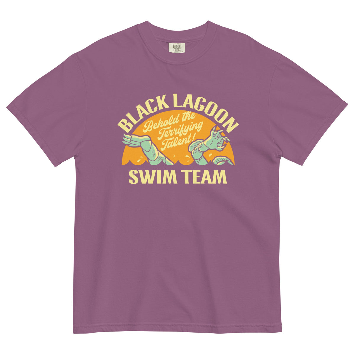 Black Lagoon Swim Team Men's Relaxed Fit Tee product image 4