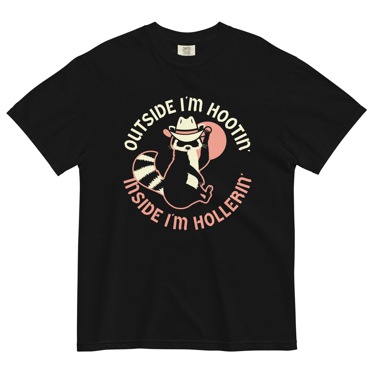 Outside I'm Hootin' Inside I'm Hollerin' Men's Relaxed Fit product image 2