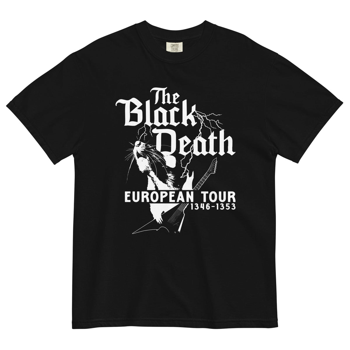 The Black Death European Tour Men's Relaxed Fit Tee product image 2