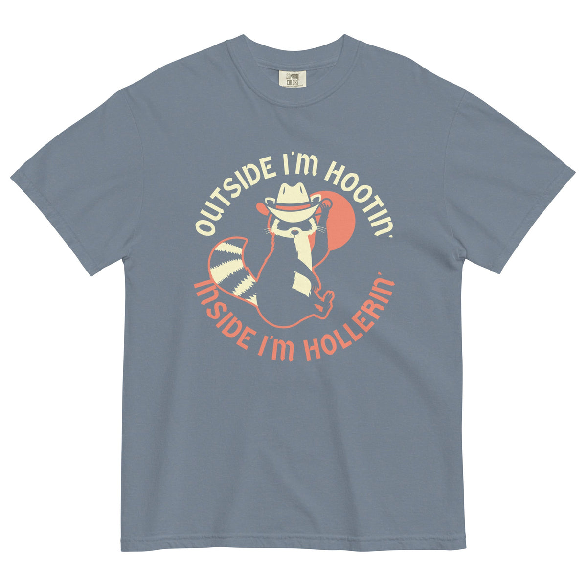 Outside I'm Hootin' Inside I'm Hollerin' Men's Relaxed Fit product image 6