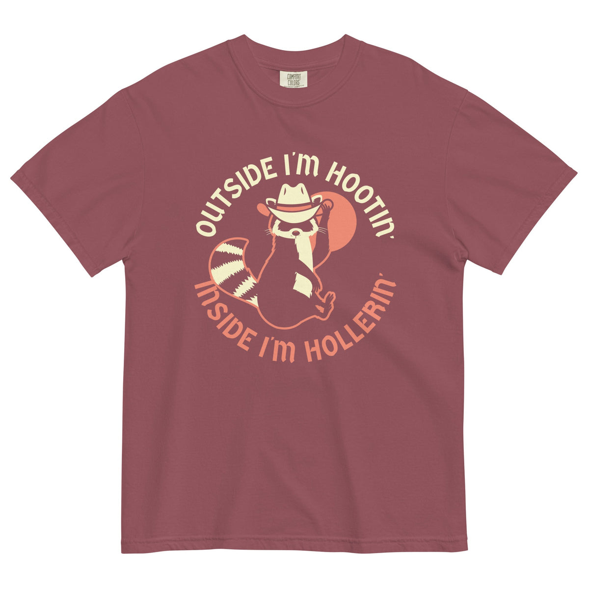 Outside I'm Hootin' Inside I'm Hollerin' Men's Relaxed Fit product image 1