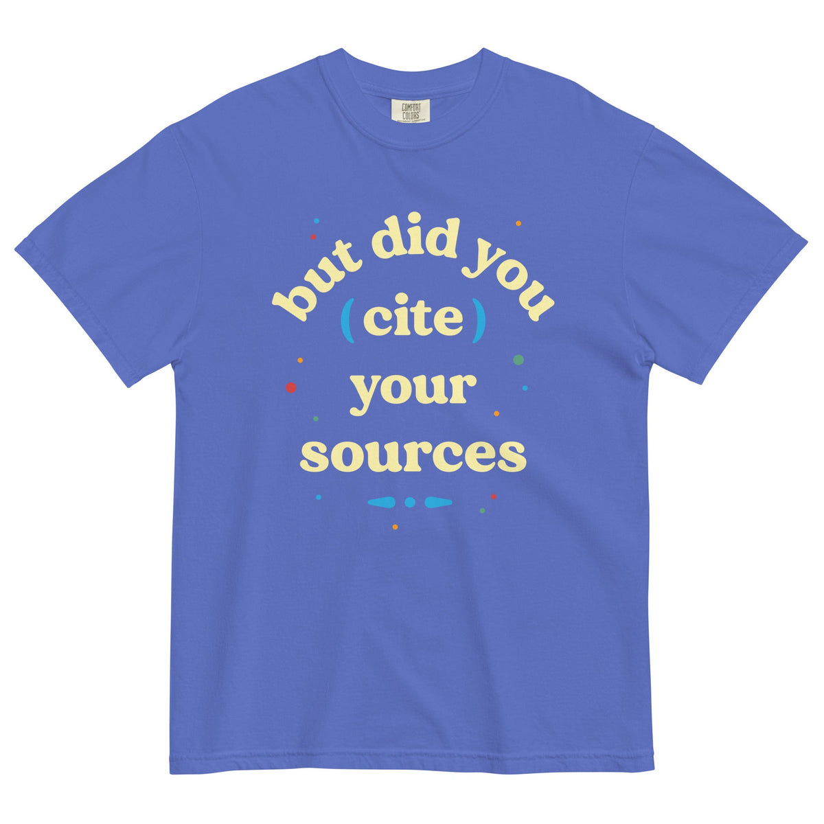 But Did You Cite Your Sources Men's Relaxed Fit Tee product image 6