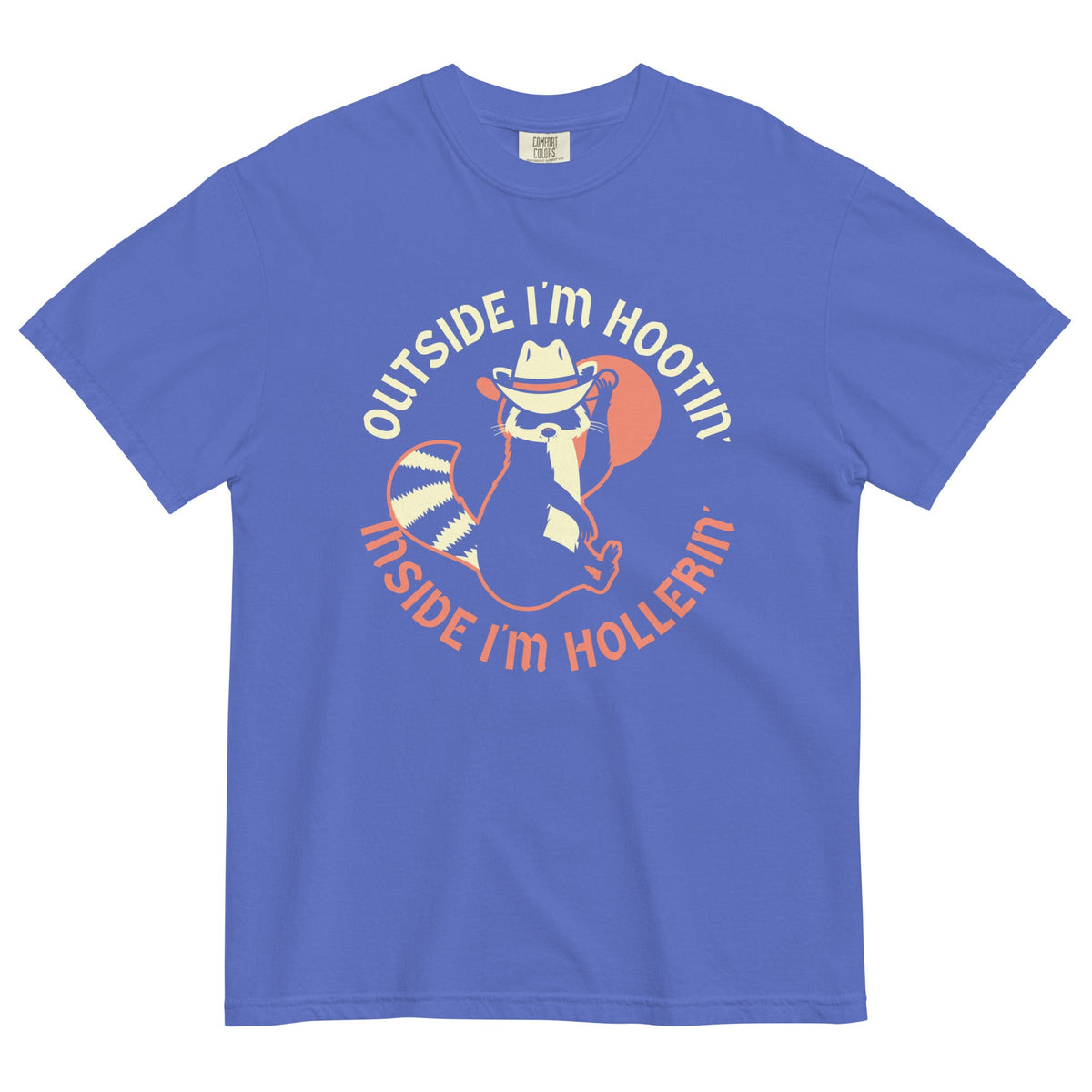 Outside I'm Hootin' Inside I'm Hollerin' Men's Relaxed Fit product image 5