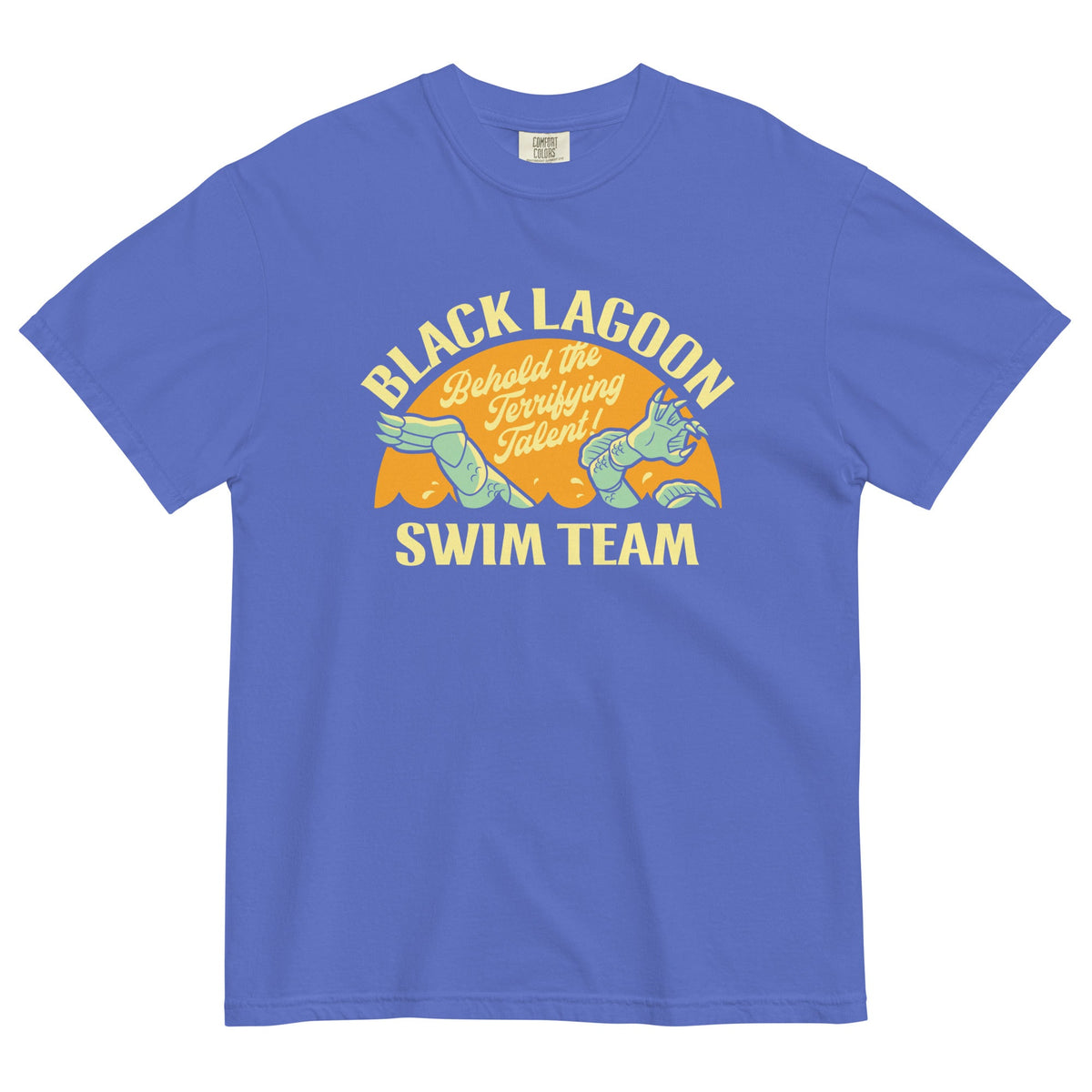 Black Lagoon Swim Team Men's Relaxed Fit Tee product image 5