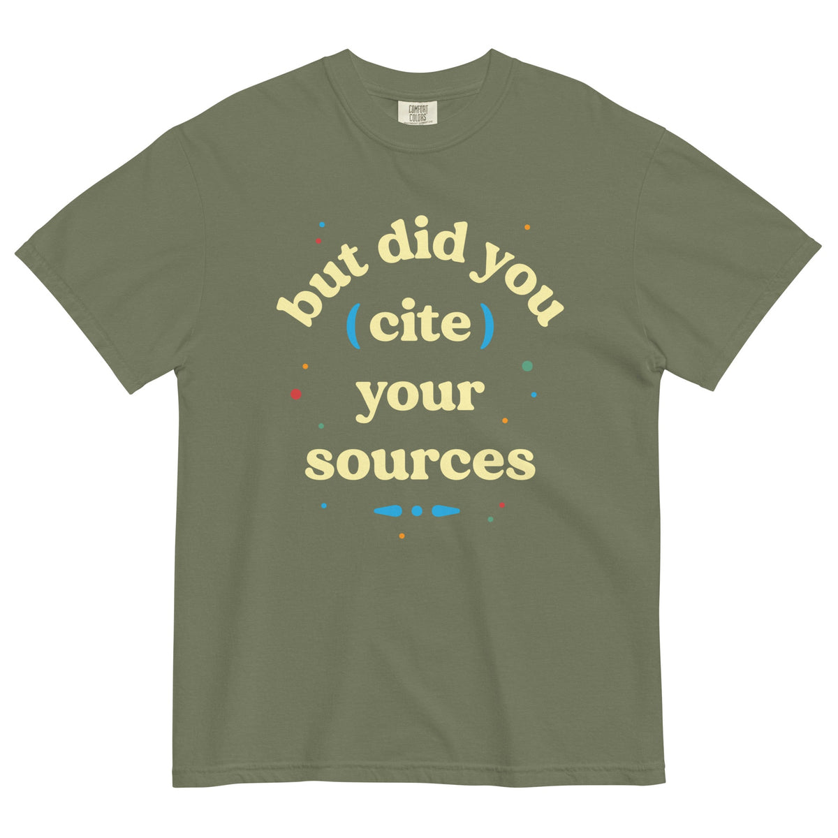 But Did You Cite Your Sources Men's Relaxed Fit Tee product image 4