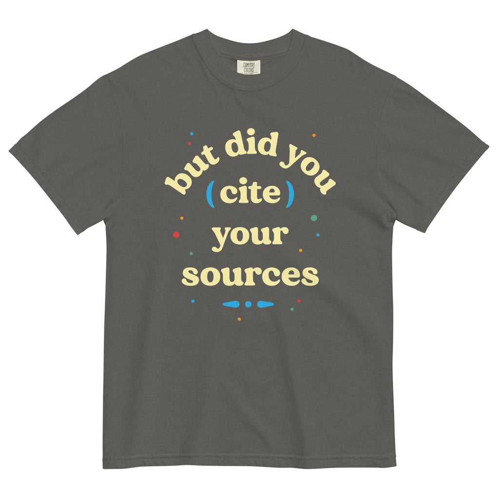 But Did You Cite Your Sources Men's Relaxed Fit Tee product image 2
