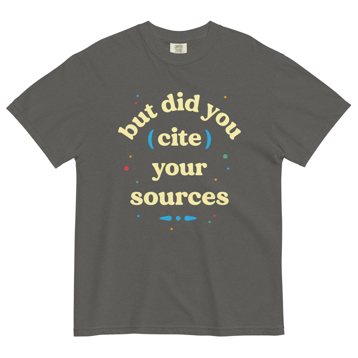 But Did You Cite Your Sources Men's Relaxed Fit Tee product image 2