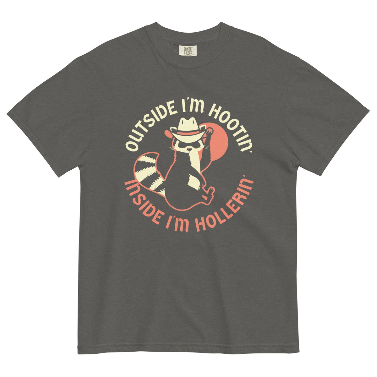Outside I'm Hootin' Inside I'm Hollerin' Men's Relaxed Fit product image 4