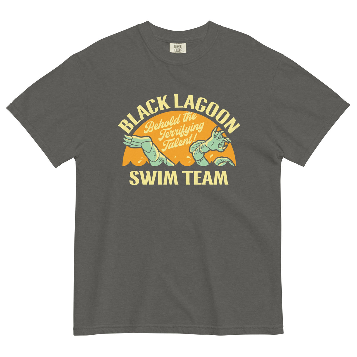 Black Lagoon Swim Team Men's Relaxed Fit Tee product image 3