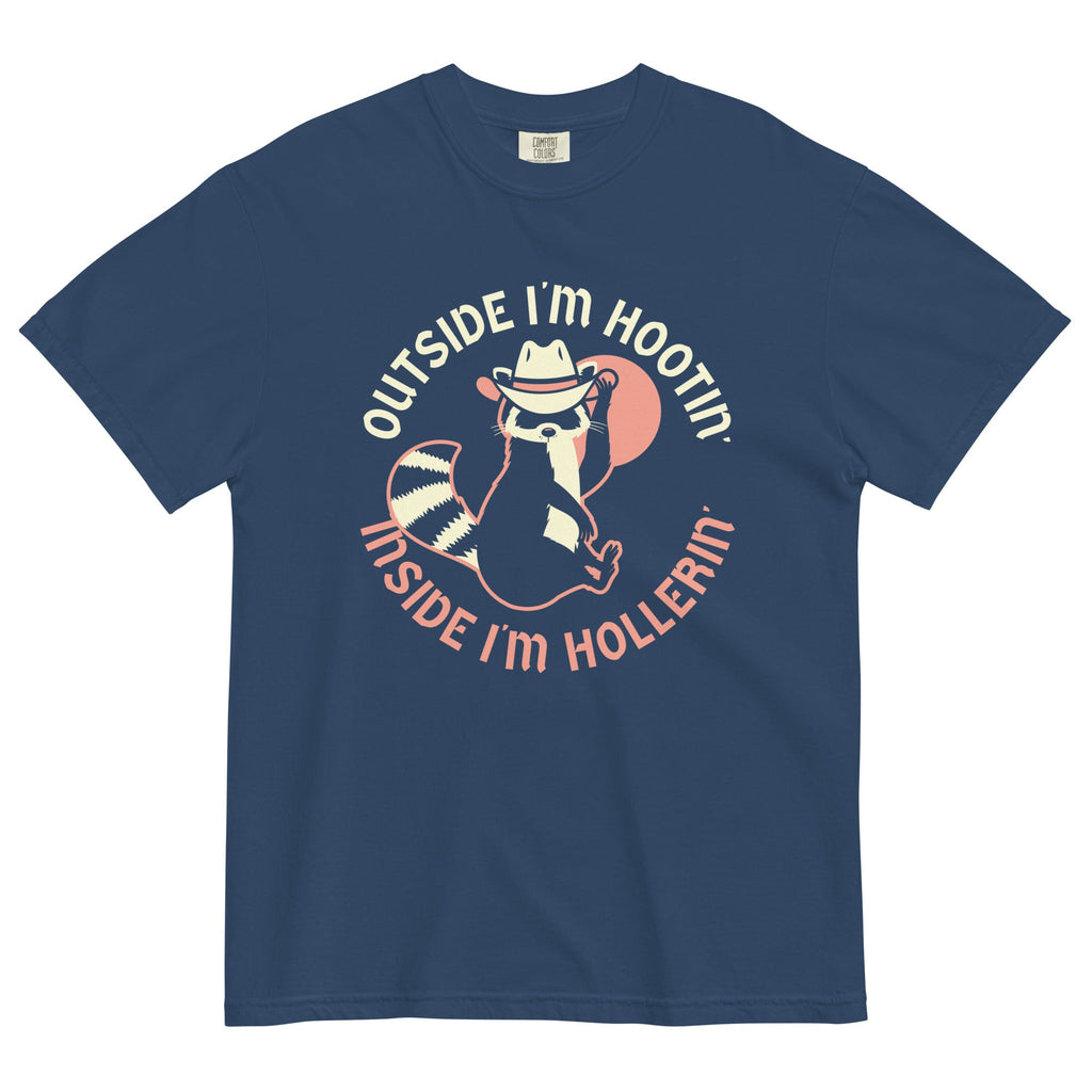 Outside I'm Hootin' Inside I'm Hollerin' Men's Relaxed Fit product image 3