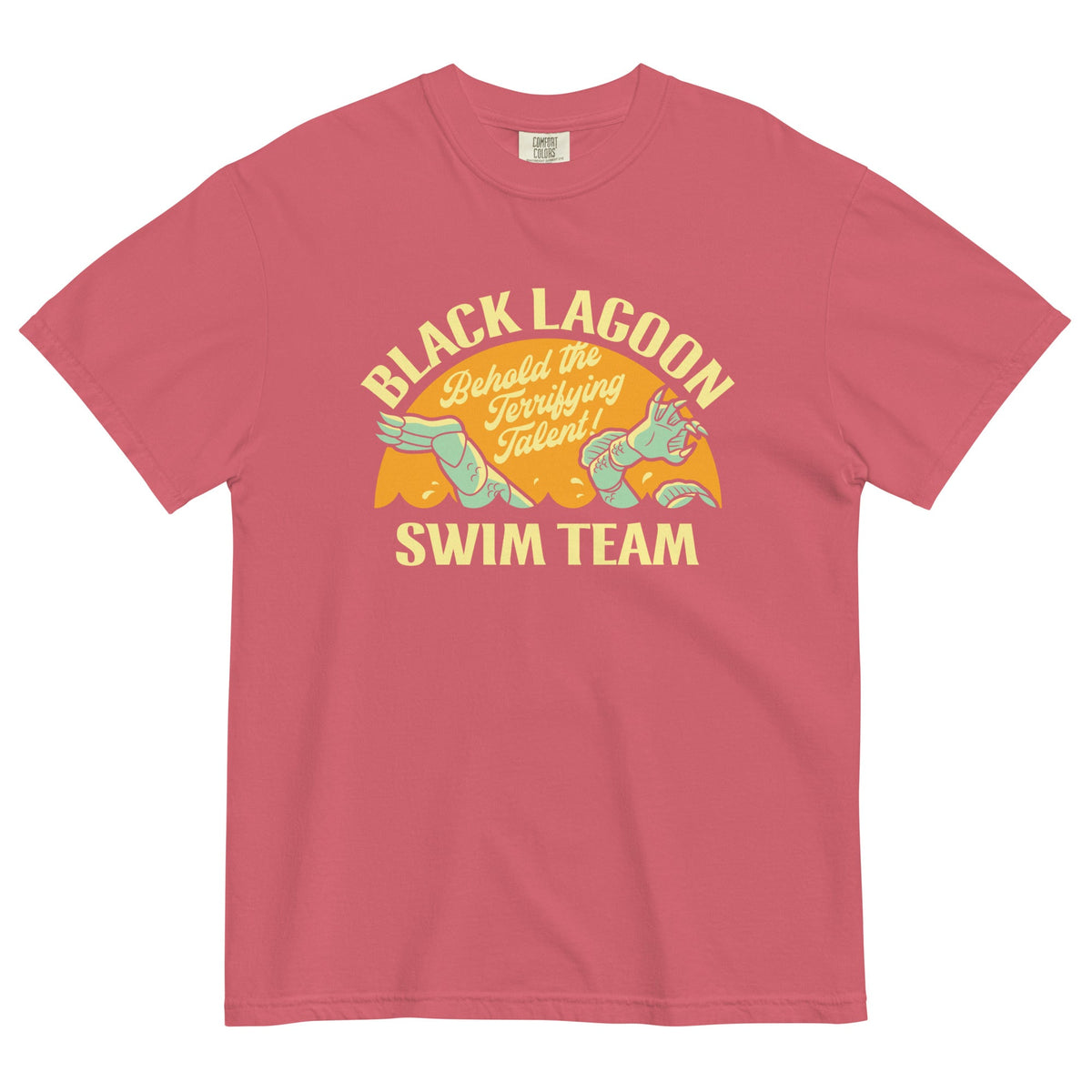 Black Lagoon Swim Team Men's Relaxed Fit Tee product image 6