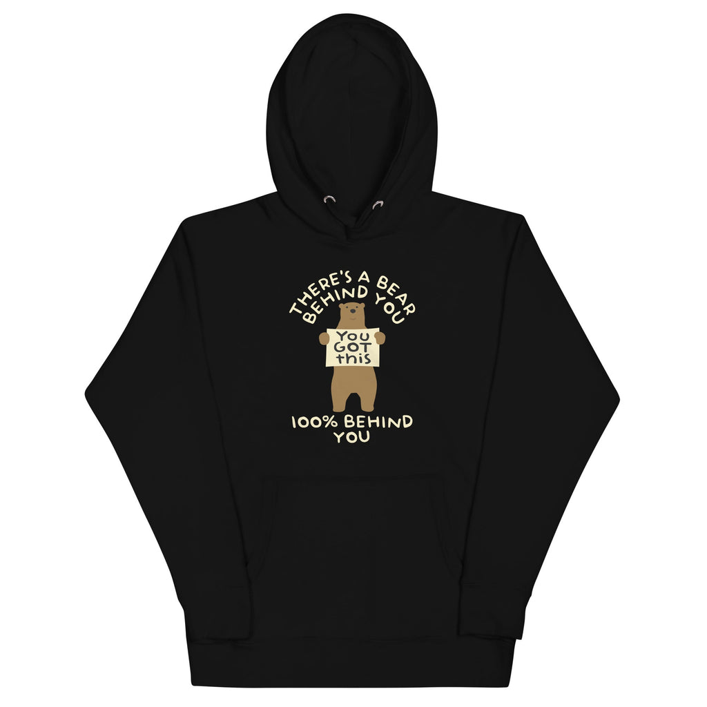There's A Bear Behind You, 100% Unisex Hoodie product image 2