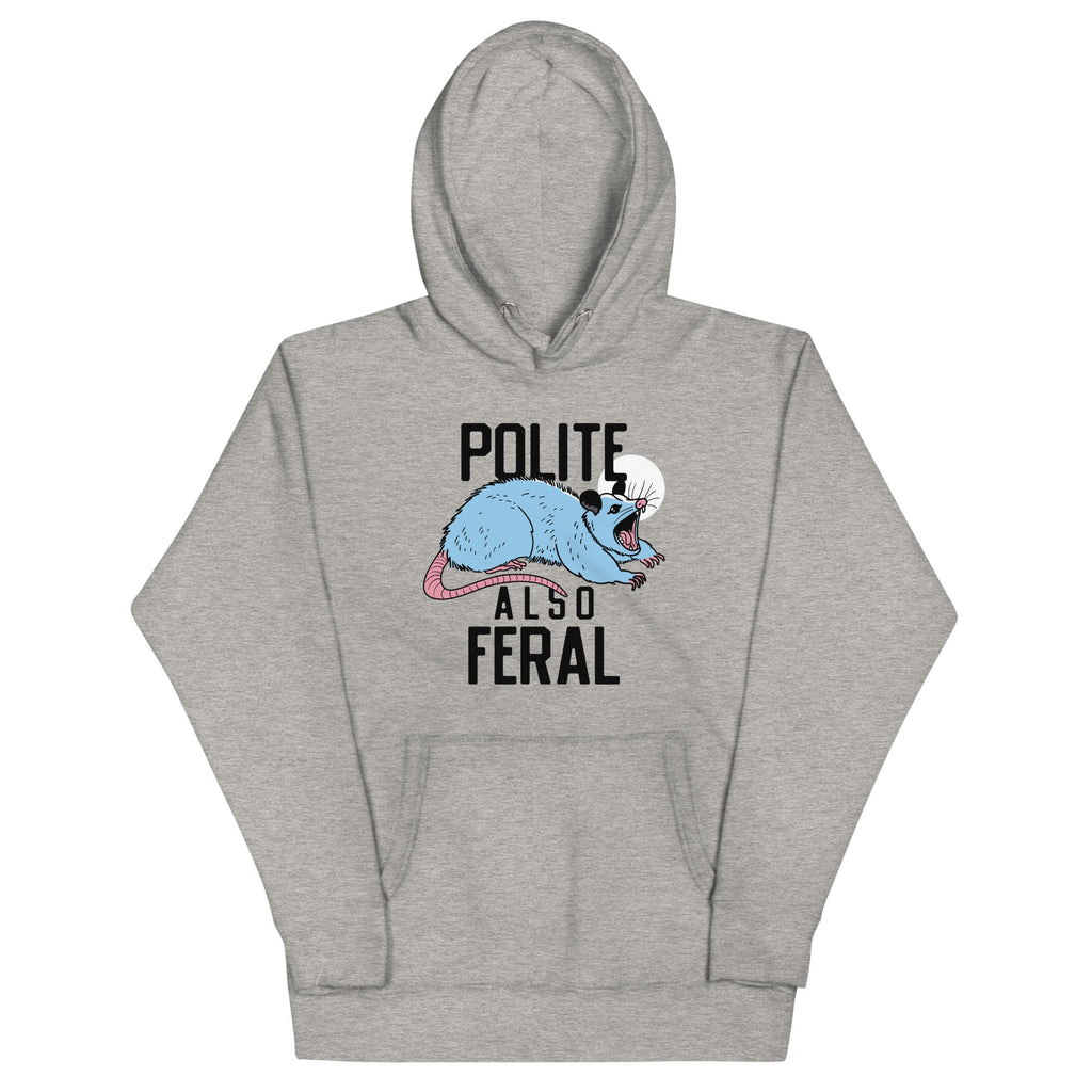 Polite Also Feral Unisex Hoodie product image 3