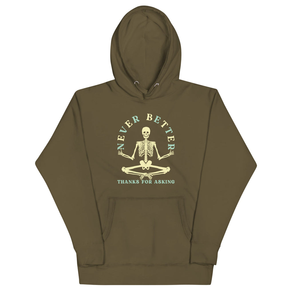 Never Better Thanks For Asking Unisex Hoodie product image 6
