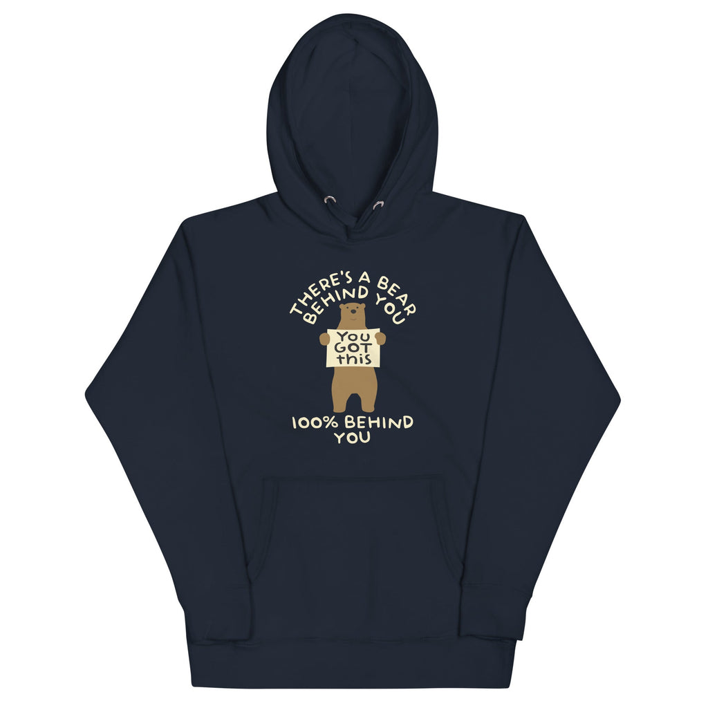 There's A Bear Behind You, 100% Unisex Hoodie product image 3