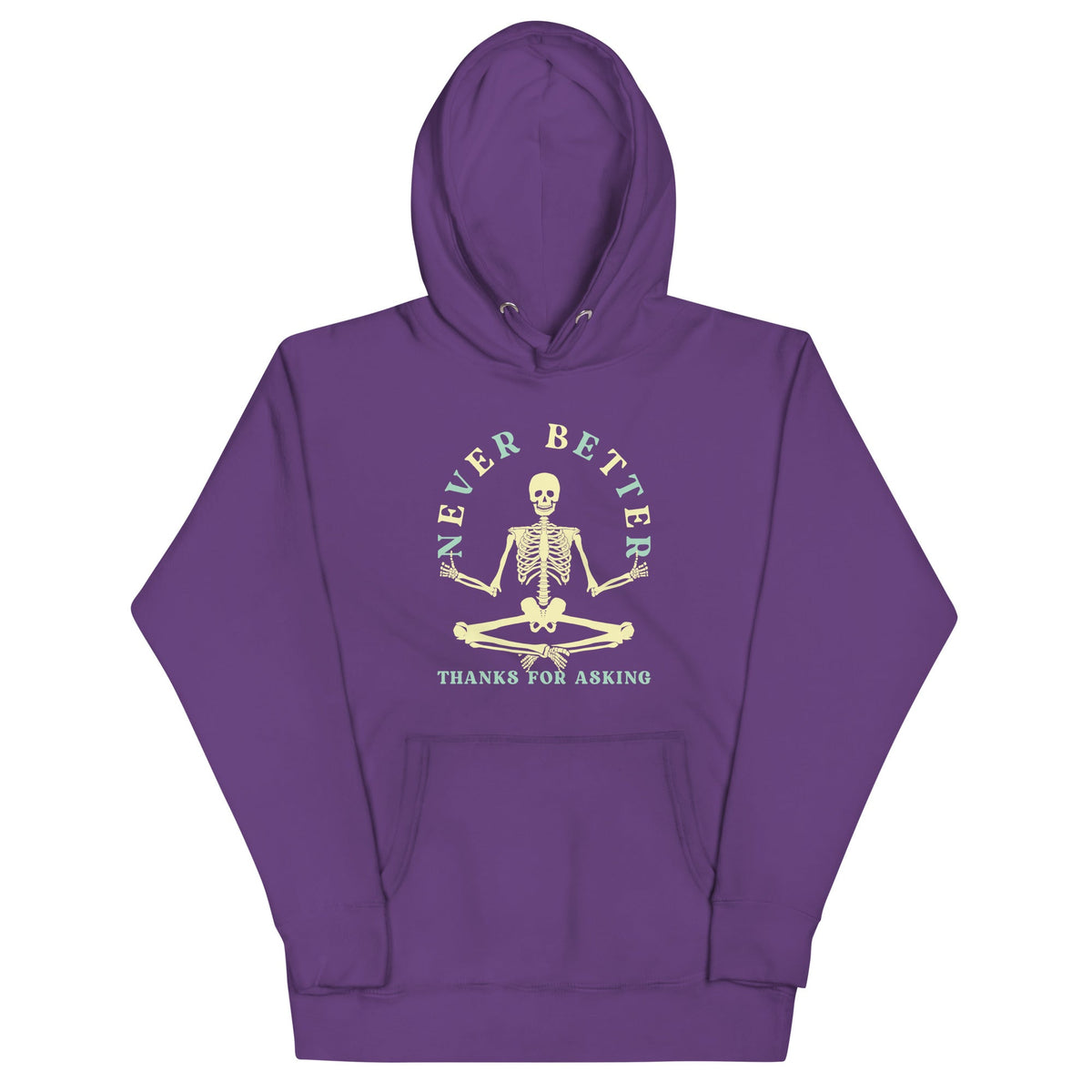 Never Better Thanks For Asking Unisex Hoodie product image 4
