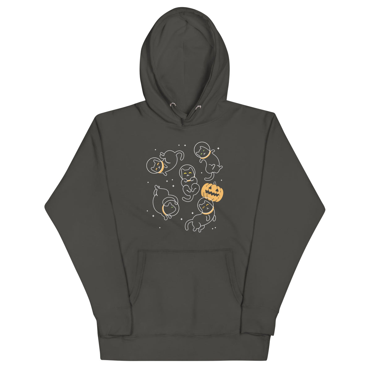 Cat Halloween In Space Unisex Hoodie product image 4
