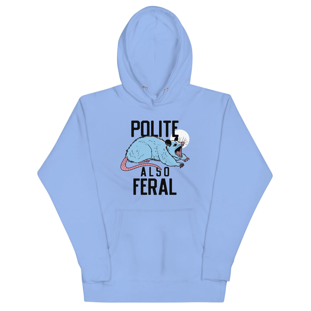 Polite Also Feral Unisex Hoodie product image 4