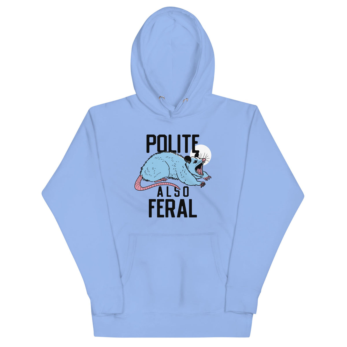 Polite Also Feral Unisex Hoodie product image 4