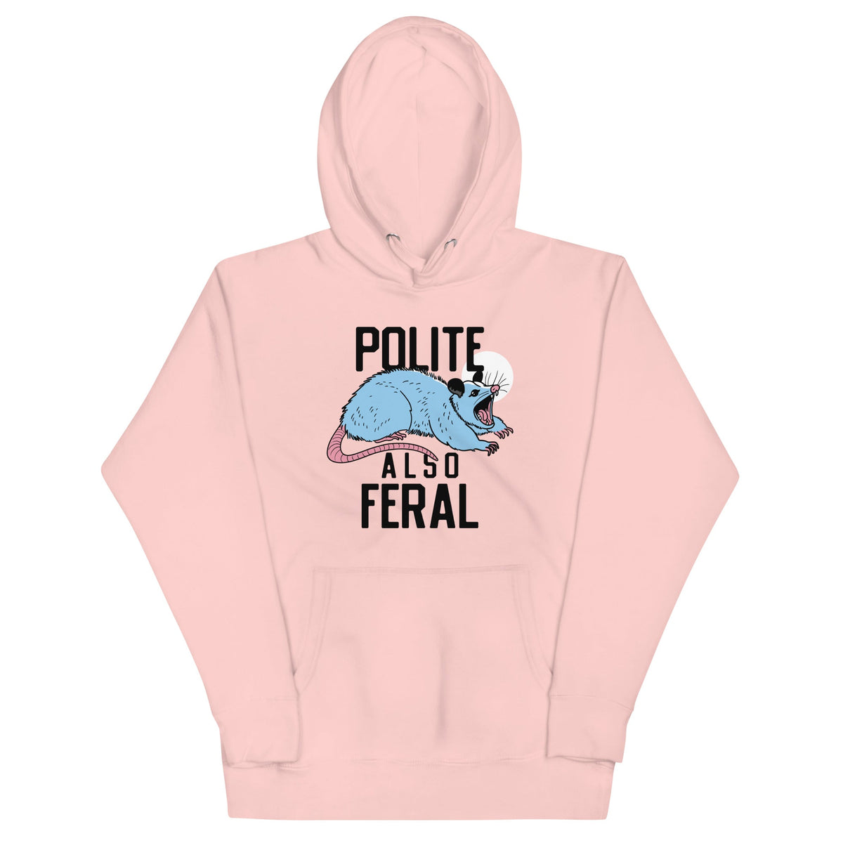 Polite Also Feral Unisex Hoodie product image 5