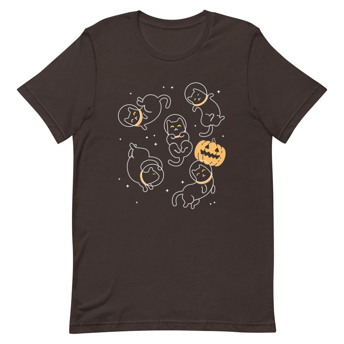 Cat Halloween In Space Men's Signature Tee product image 3