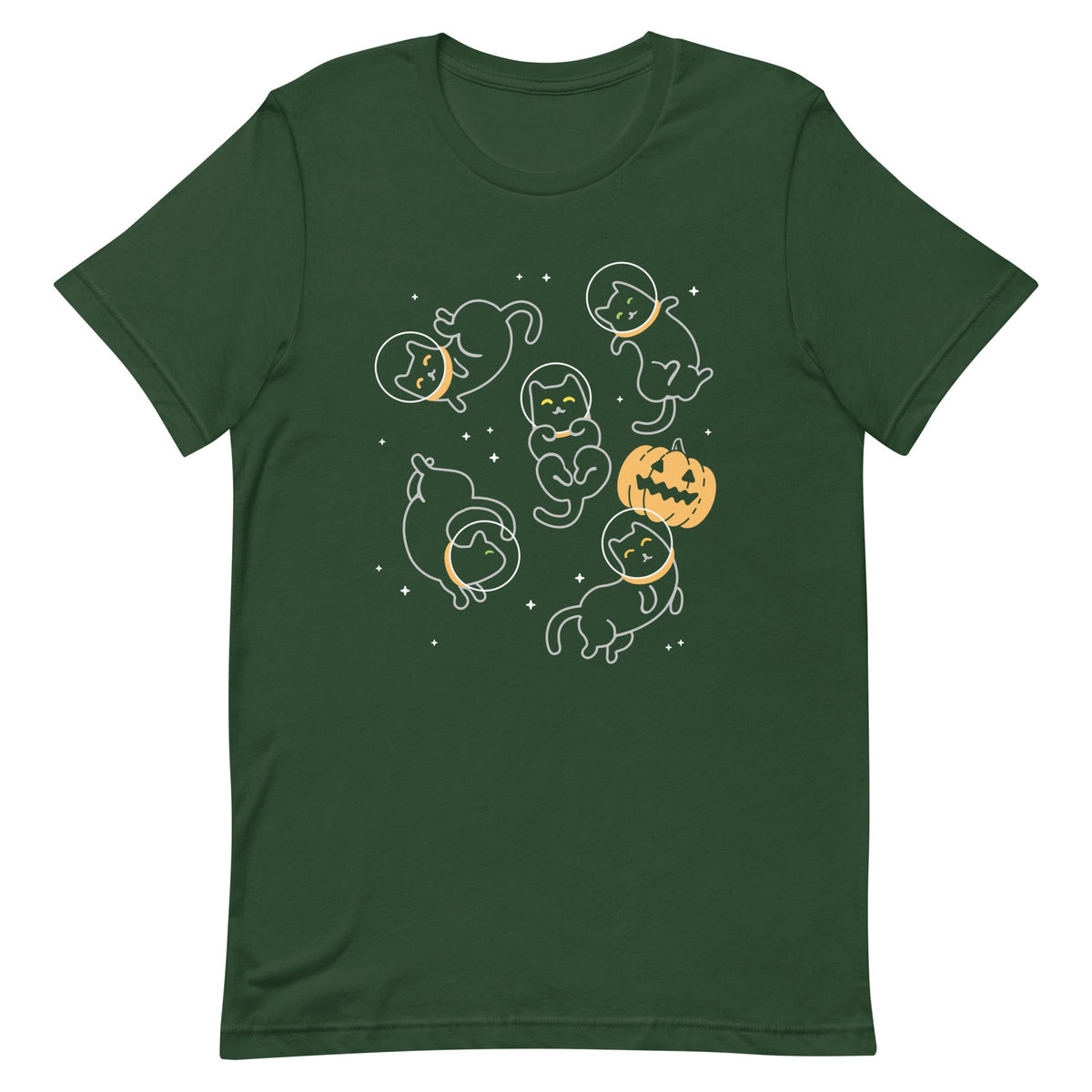 Cat Halloween In Space Men's Signature Tee product image 5