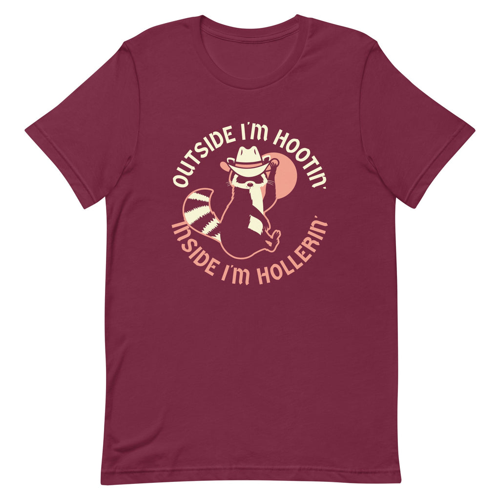 Outside I'm Hootin' Inside I'm Hollerin' Men's Signature Tee product image 1