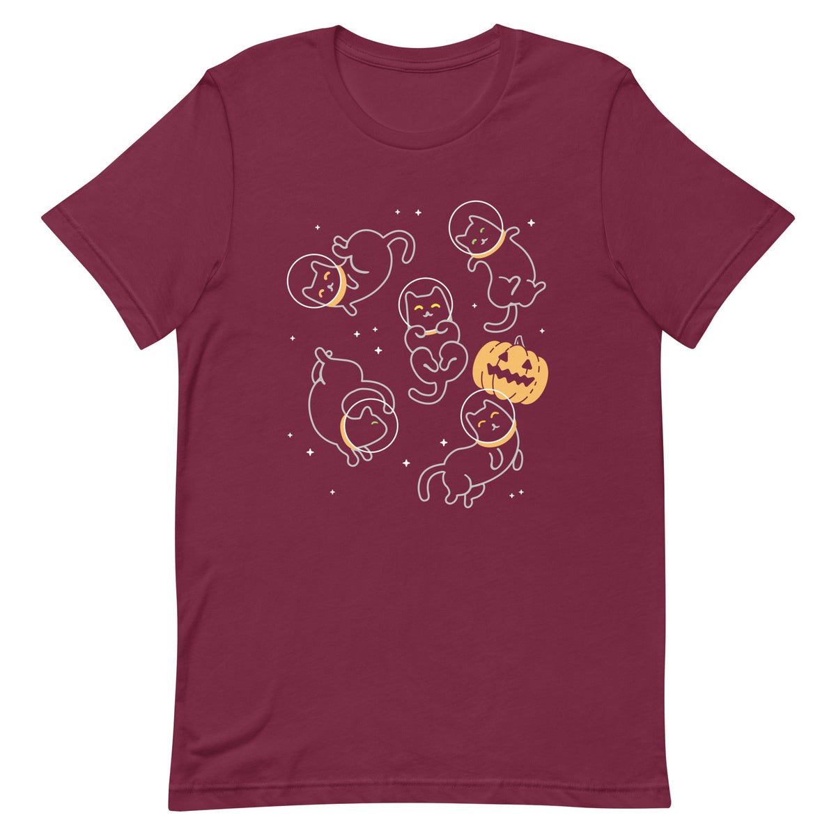Cat Halloween In Space Men's Signature Tee product image 4
