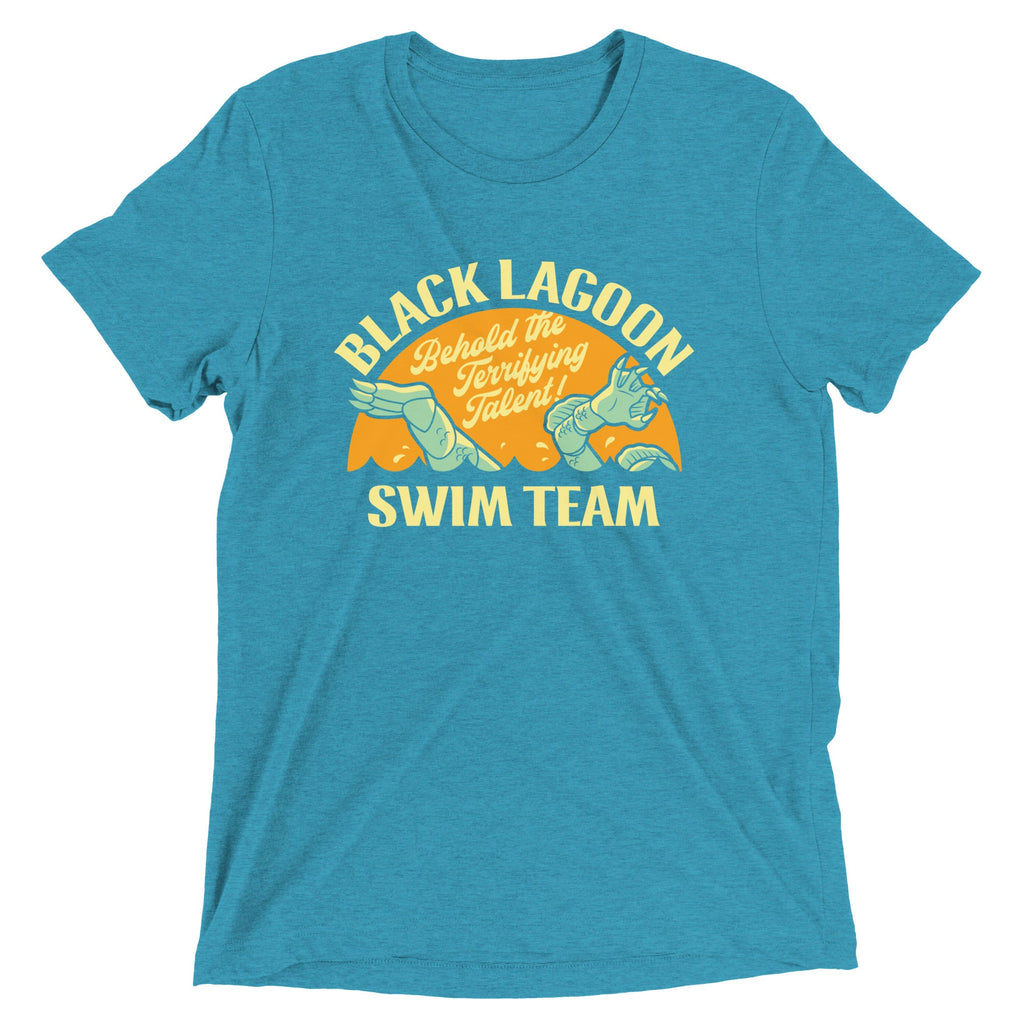 Black Lagoon Swim Team Men's Tri-Blend Tee product image 7