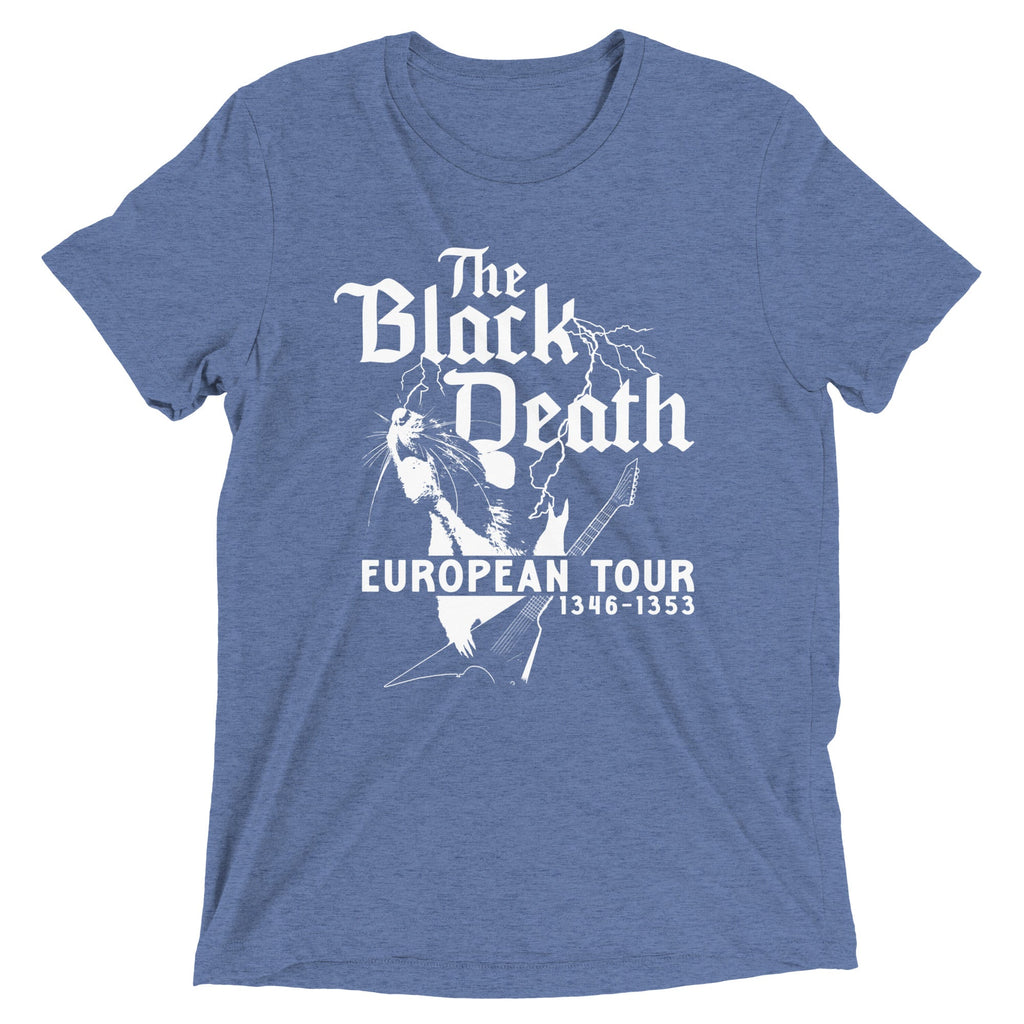 The Black Death European Tour Men's Tri-Blend Tee product image 4