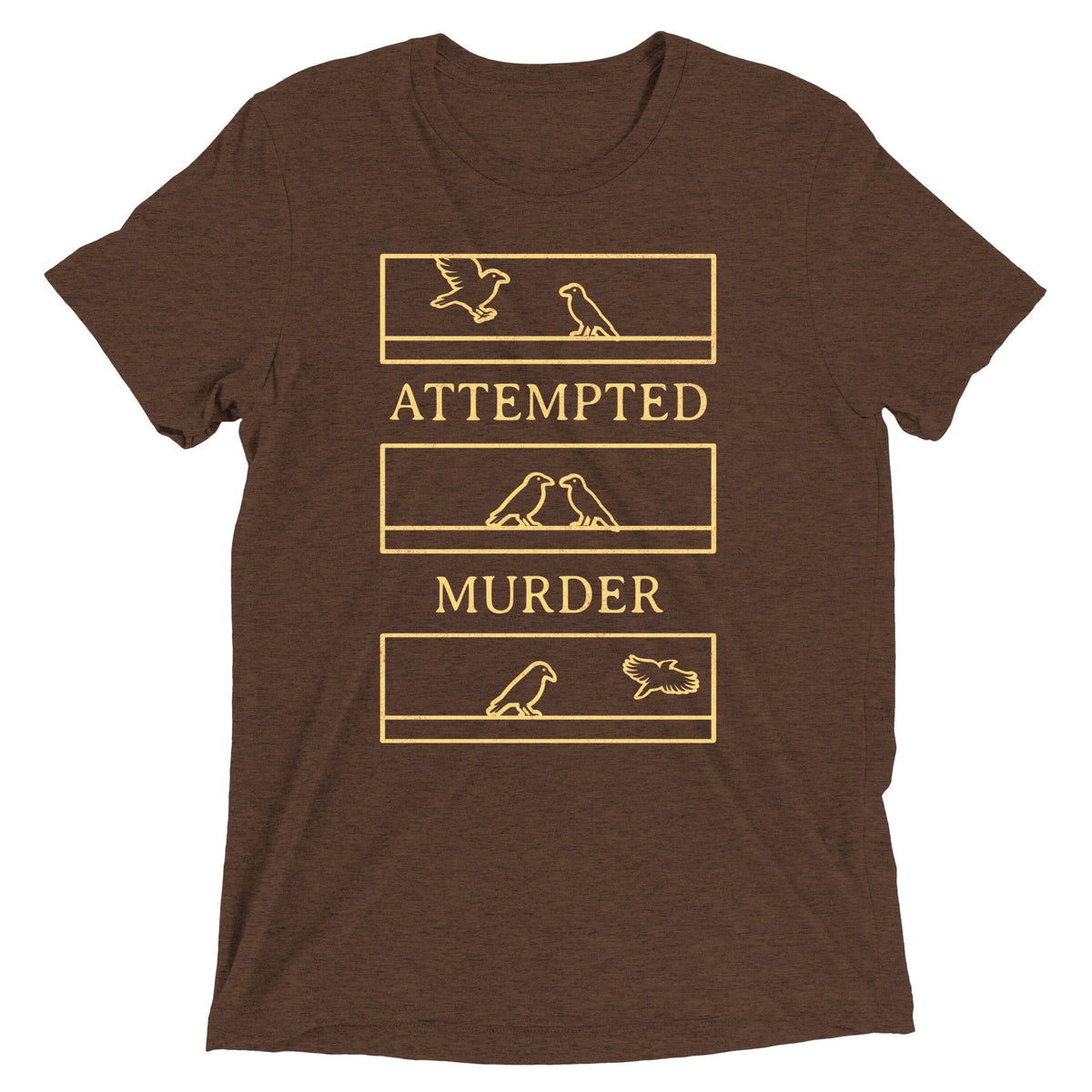 Attempted Murder Men's Tri-Blend Tee product image 3