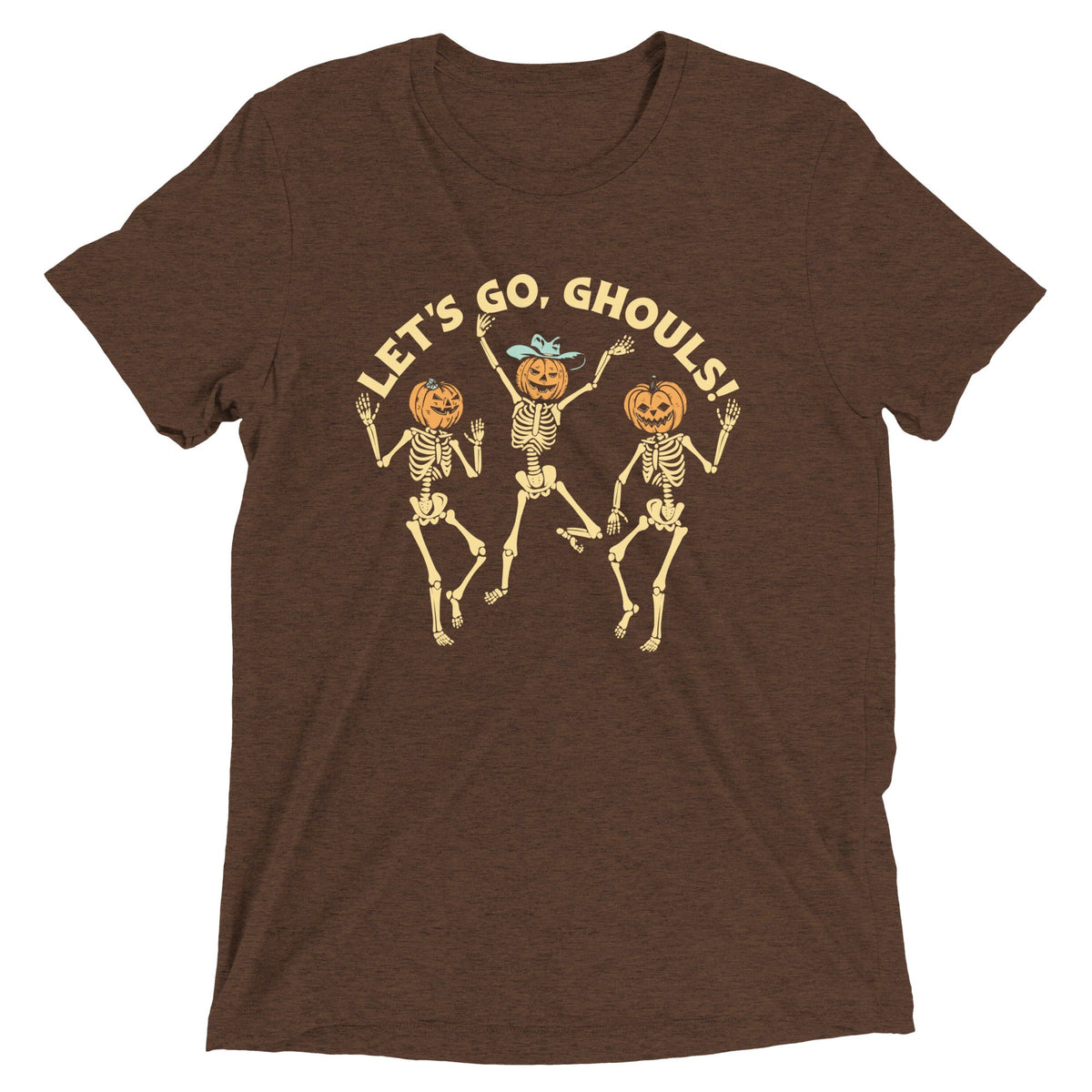 Let's Go, Ghouls! Men's Tri-Blend Tee product image 2