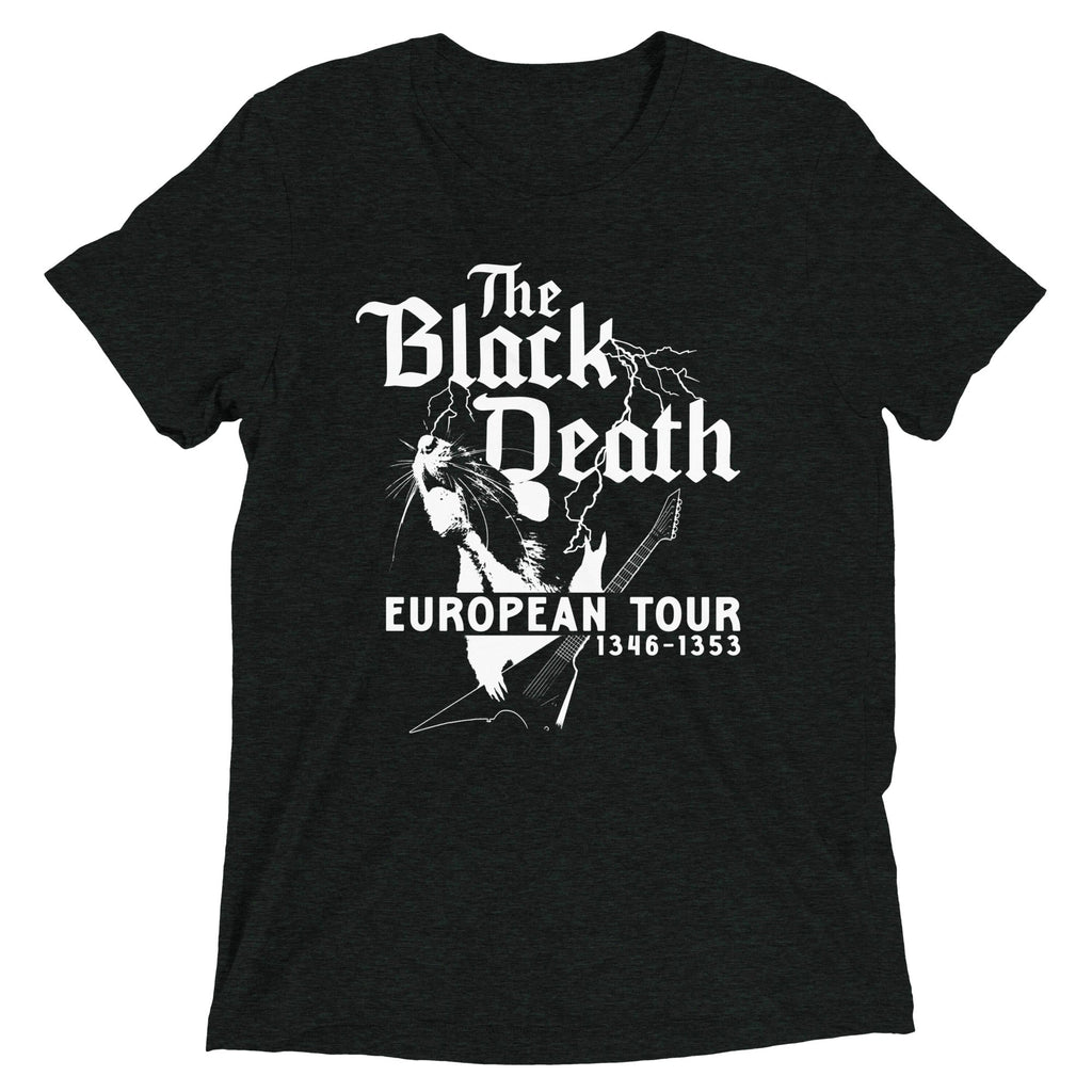 The Black Death European Tour Men's Tri-Blend Tee product image 1